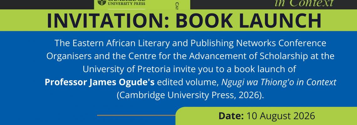 Ngugi Book Launch