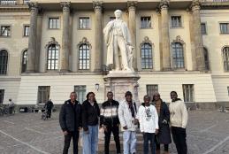Sharon Anyango with Humbolt University Students