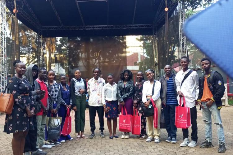 Participants of the French proficiency competition with  other CEFRUNA members