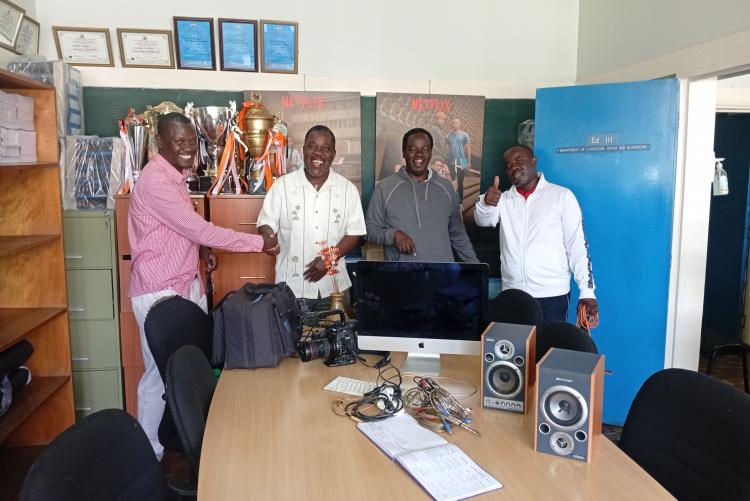 Donation of new equipment to the Department of Literature