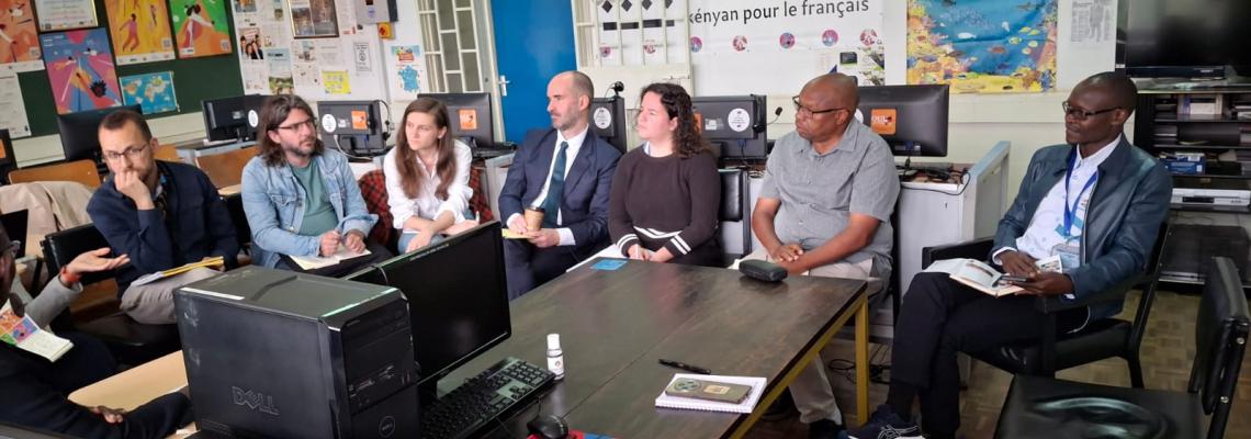 courtesy meeting UoN and French officials